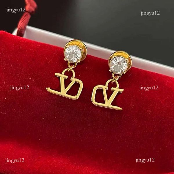 Студа Diamond eefs Charm Sud Designer Женские серьги классический бренд золотой подарки Love Love Серьги высокого смысла