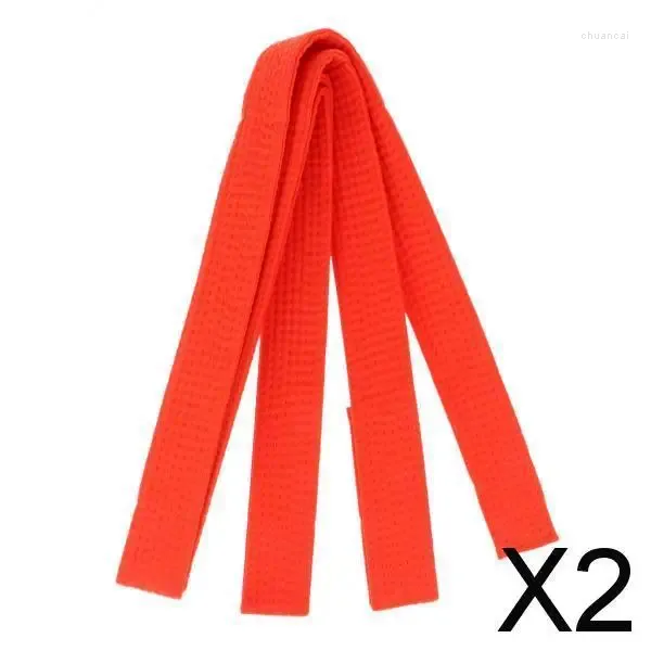 Gürtel 2xtaekwondo Gürtel Karate Martial Arts Aikido Double Wrap Orange