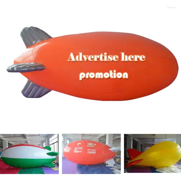 Party -Dekoration aufblasbare PVC Airship Ballon Logo Drucke Werbung Helium Jubiläum Vorräte Dekorationen 1 Stück