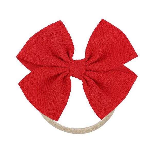 Acessórios para o cabelo Bowknot Band Girls Bands Hairs Bands Soft Rasting Ribbon Fashion Bows Festa de Headwear