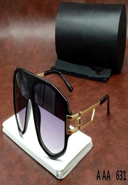 Kostenloser Versand UV -Schutz Italien Branddesigner Goldkette Tyga Sonnenbrille Männer/Frauen Sonnenbrillen Eyewear 6319450526