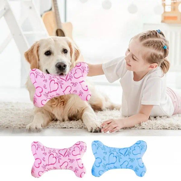 Vestuário para cães Pet Sleeping Dlesem Billow tapete de suprimentos macios em forma de osso