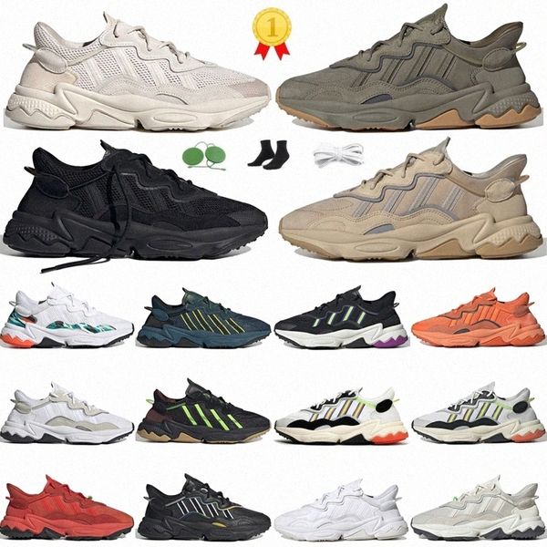 Ozweego Pale nuda o nudo cargo core di carico nera bliss sloud blian bianco rosso grigio peperoncino da uomo donna che corina scarpe sneakerfhbo#