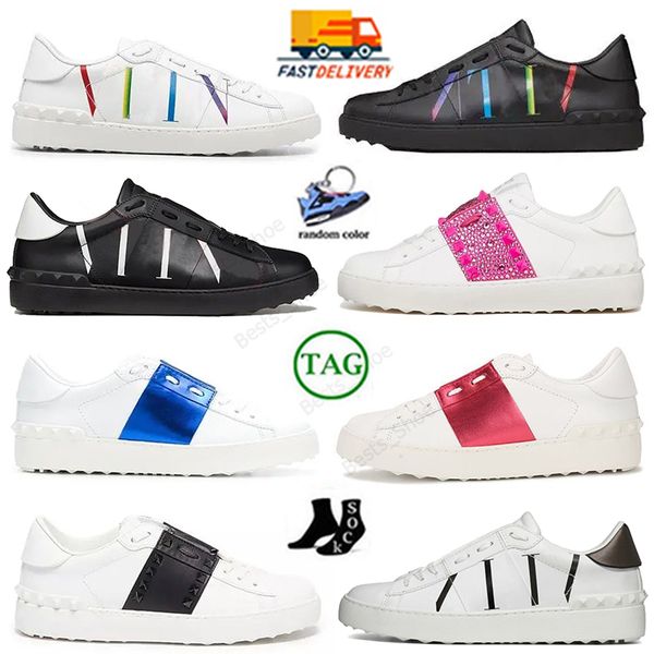 Fashion Big Times 12 Casual Scarpe uomini Donne Sneaker di lusso Open per una piattaforma da cambiamento Sneakers nero rosso bianco blu rosa verde off designer vintage argento bassi allenatori