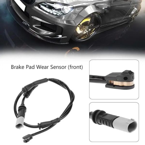 Ornamentos Sensor de desgaste da pastilha de freio dianteiro do carro para BMW 1Series F20 3Series F30 F31 34356792289 Peças de acessórios para automóveis