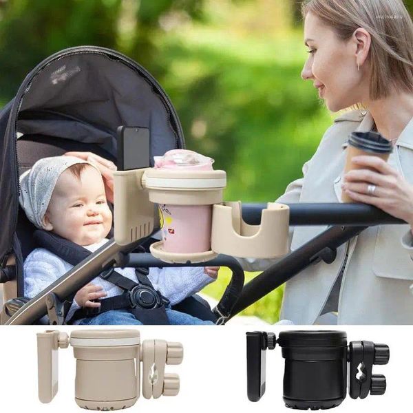 Pagni del passeggino Porta della tazza per bambini 3 in 1 Telefono senza slip con sippy isolato un organizzatore cellulare