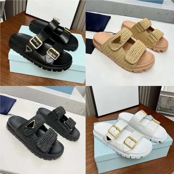 Tasarımcı Kadınlar Sandalet Mimi Çift G Flip Flops Kauçuk Terlik Jöle Platformu Slaytlar Ayarlanabilir Toka Şeker Renk Takibi Yaz Plajı Sandal