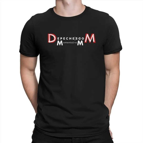 Camisetas masculinas Depeche Cool Modo Camiseta Criativa para homens Memento Mori Collar Redonda Pure Cotton Tirina Distinctive Birthday Gifts Strtwear T240506