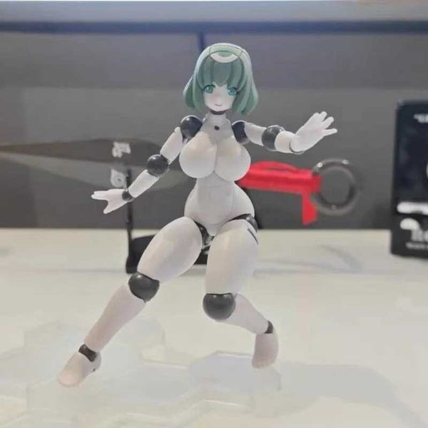 Eylem Oyuncak Figürleri 13cm Polynian Fll Janna Anime Kız Figür Robot Neoanthropinae Polynian Action Figür Yetişkin Koleksiyon Model Bebek Oyuncakları T240506