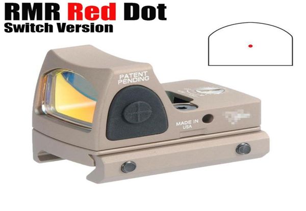 Тактический RMR Red Dot Reflex Siefle 325 MOA Red Dot Scope с регулятором переключателя Dark Earth7558892