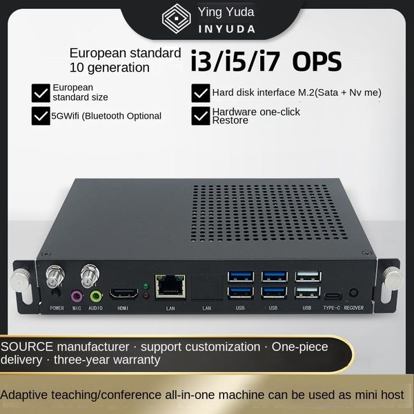 Yingyuda European Standard M10U Plug-in Ops Core de 10 Geração Conferência de Máquinas All-In-One Máquinas de Computador embutidas