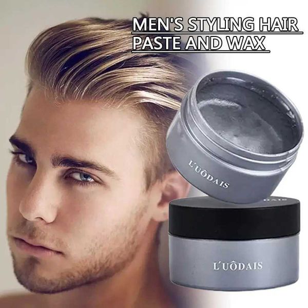Pomades cera in cera per capelli professionale pomode gel durevole per uomo mantenimento dell'olio barbiere q240506