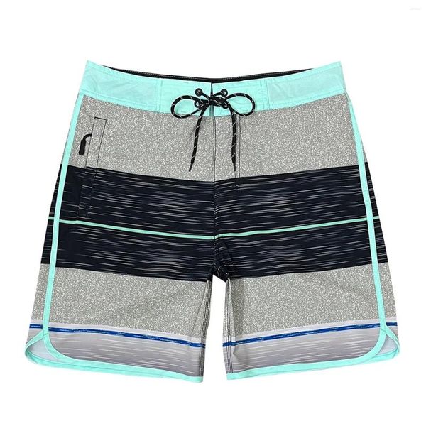 Pantaloncini da uomo elastico veloce secco estate asciutto tronchi surf spiaggia abbigliamento sportivo indossa fitness