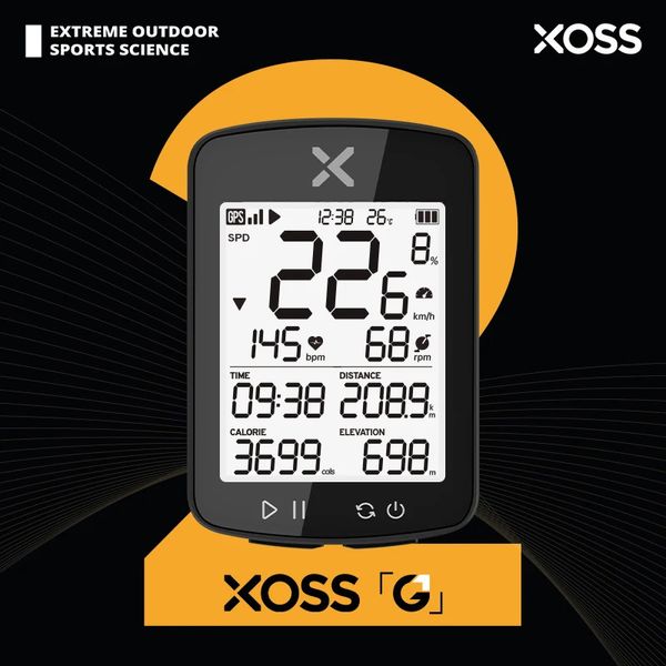 Xoss g2 gps gps g2 icling computer g плюс беспроводной спидометр Bluetooth Tracker Водонепроницаемый дорожный велосипед MTB Bicycle Odomome 240507