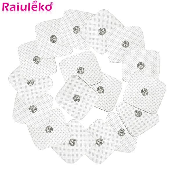 Prodotti 10pcs/lotto 4*4 cm CAMPARE ELETTRODI PER TENS ACUPUCTURA MACCHINA DI FISIOTERAPIA EMS Muscolo Nerve Muscolo Patch Massager