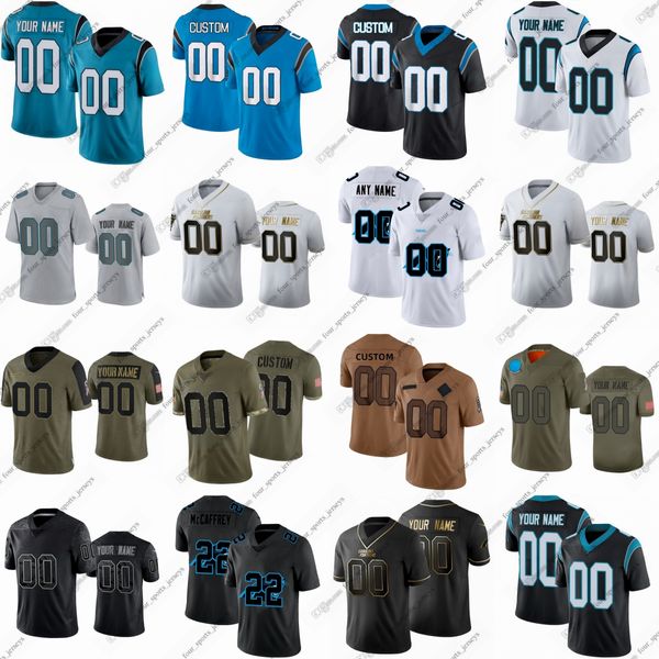 17 Xavier Legette Futebol Jersey Bryce Young Cam Newton Ikem Ekwonu Miles Sanders Adam Thielen Jaycee Horn Jadeveon Clowney Vonn Bell Deion Jones