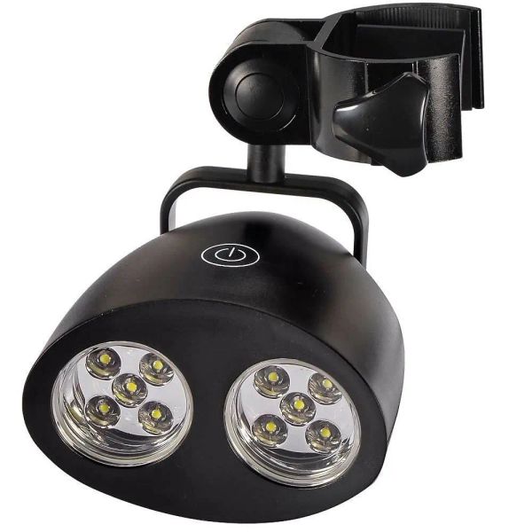 Spazzole Luci a LED LED luminose portatili BBQ Grill Light con clip di montaggio maniglia per barbecue Grigliare l'accessorio esterno