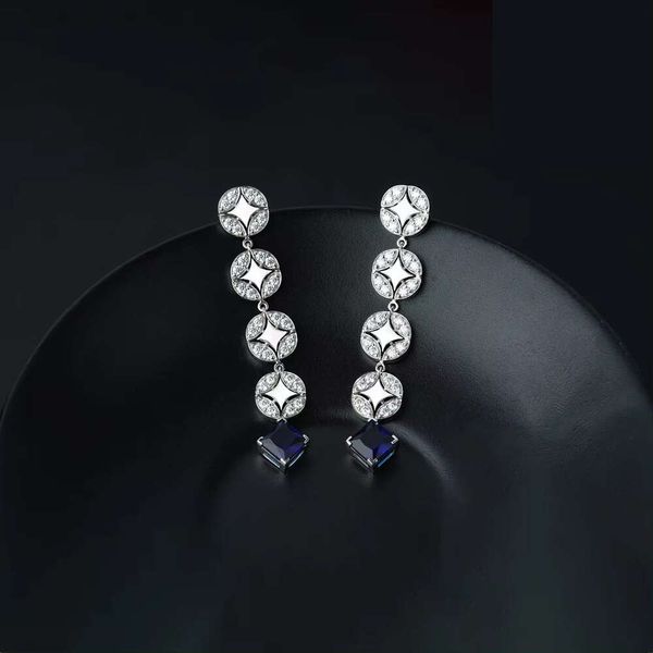 Самая продаваемая серьга с бриллиантами Moissanite с твердым металлом, сделанными уникальными украшениями для продажи экспортерами