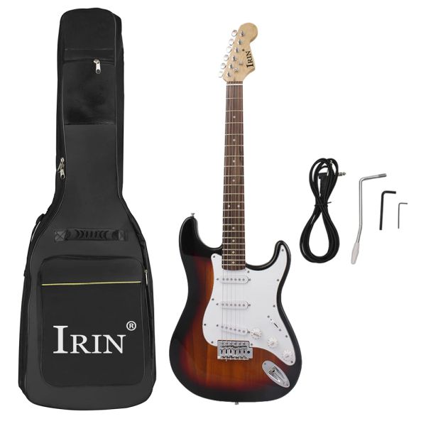 Chitarra Irin 22 Frets St Electric Guitar 39 pollici 6 Stringhe Maple Body Neck Electric Guitarra con accessori per ricambi di chitarra necessari