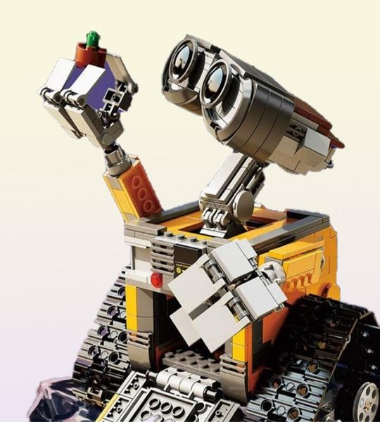 Técnica 16003 687pcs Idéias Série Robot Wall E Blocks Building Bricks Toys educacionais para compatíveis com 213038899298