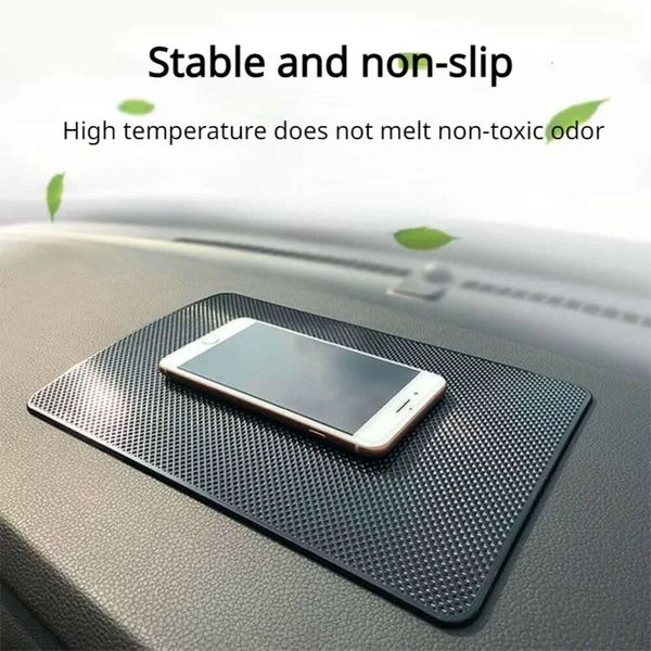 Upgrade Universal Dashboard Non Slip Grip Sticky Pad Phone Halter Anti-Skid Silicon Matte Car Innenzubehör LED TESLE