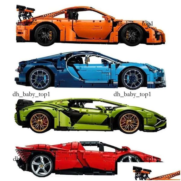 Legos Toy Blocks Технический автомобиль 42115 Lambo Sian RS Daytona SP3 Chiron Chiron Demote Toys для мальчиков кирпич