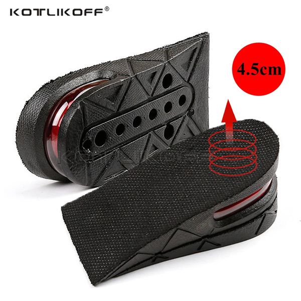 Kotlikoff invisibile Altezza Aumento della sole Sonole regolabile 2 strato da 3 cm4,5 cm cuscinetti ad aria Sunces Slees Slees Soles Inserts per scarpa 240506