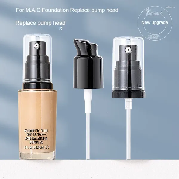 Бутылки для хранения M. A. C Foundation Liquid Pump Head можно настроить безупречную вакуумную форсунку давления