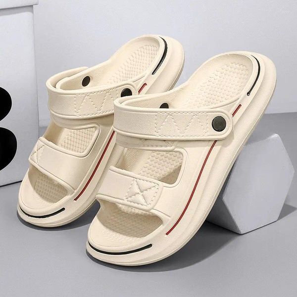 Slippers 2024 Summer Men Men EVA Soldes de sola mole slides unissex Sandals Casual Beach Shoes Women Women Indoor Flip Flip Flip