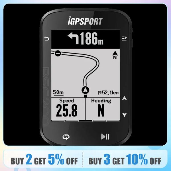 IGPSPORT BSC200 GPS Bisiklet Bilgisayar Bisiklet Kilometre Sometre Kablosuz Hız Tometre Yol Navigasyon Karınca Bluetooth5.0 Aksesuarlar 240507