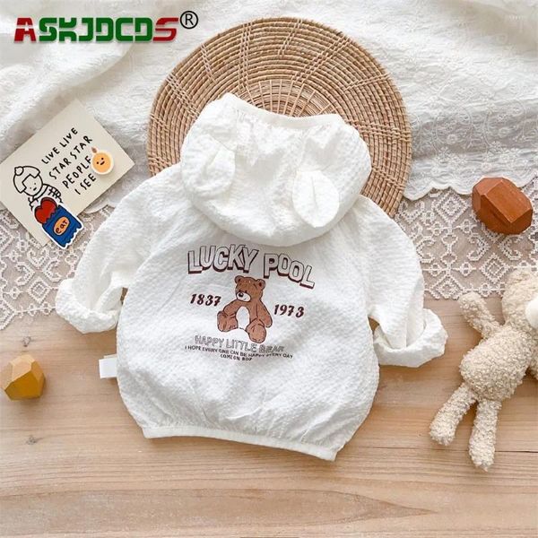 Jacken Baby Girls Jungen Sonnenschutzmantel - süße Säuglings -Oberbekleidung für atmungsaktive klimatisierte Sommerkleidung dünne Kinder Kinder Top