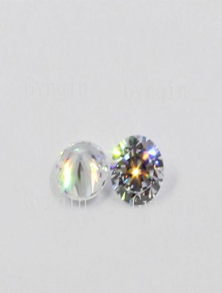 10pcslot 3mm75mm Kubikzirkonia -Maschine Simuliertes Diamant rund lose CZ Stones4401304