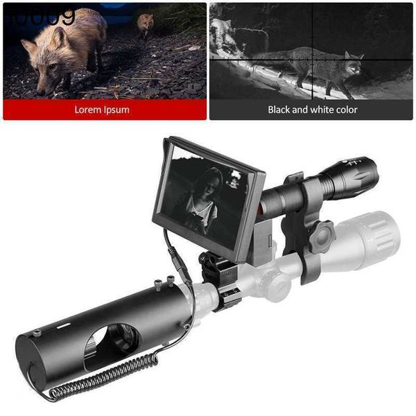 Infrarosso originale a infrarossi 850nm Night Vision Optics Sight Tactical 492 ft / 150 M Laser IR Dispositivo IR Camera da caccia per la caccia al fucile