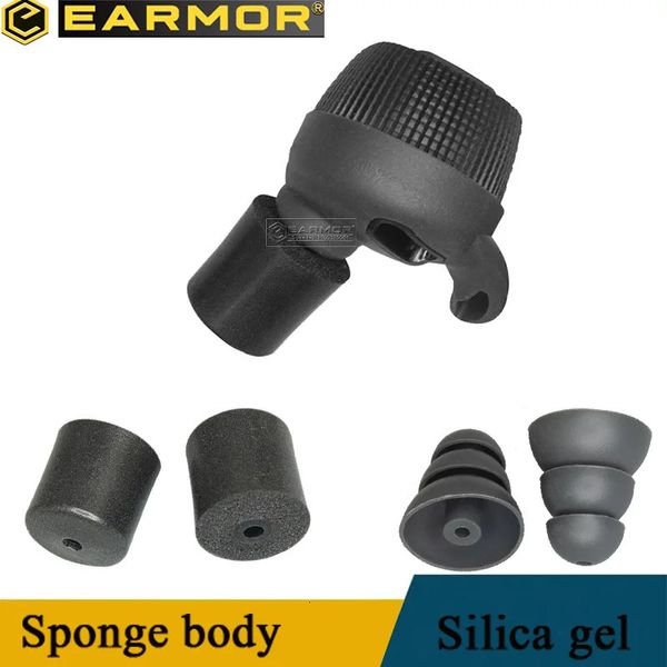 Earmor M20 MOD3 Accessori in silicone tattici Accessori per tiro elettronici Accessori in schiuma per M20M20T 240507