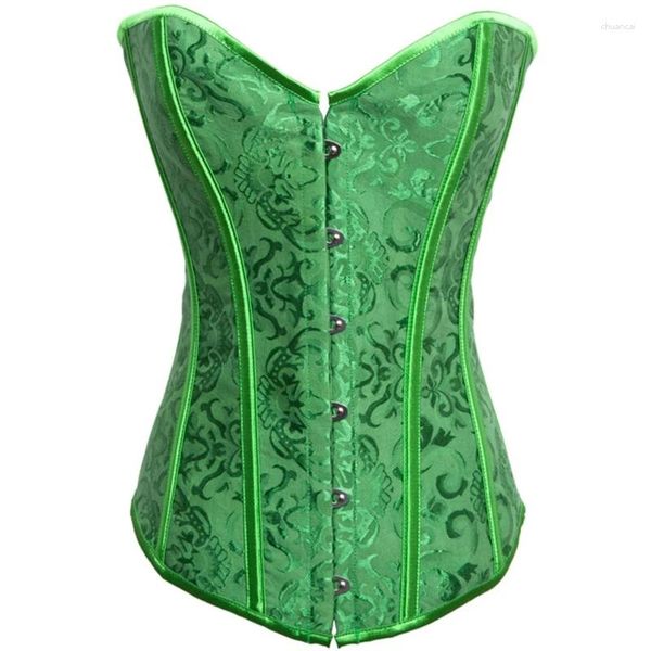 Belts Brocade Corset Top Bustiers Sexy Perfeito para Steampunk casamentos