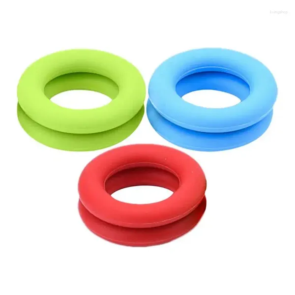 Tavol tabellini da 6 pezzi di bevande silicone bandiera anello a forma di morbido tazza di calore isolante isolamento placemat accessori per le tavoli