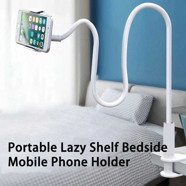 Mobiltelefonhalter montiert Halter Universal Telefonhalter Bett Clip faul flexible Schwanenhals Klemme Lange Arme montieren für Telefon 8/7/6 -Bett Schreibtisch Mobiltelefonhalter