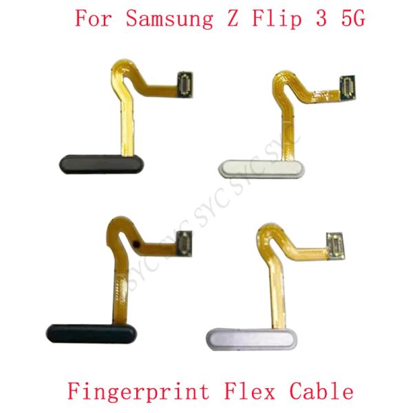 Сканеры оригинальный датчик отпечатка пальца Кнопка Кнопка Гибкое кабель для Samsung Z Flip 3 5G F711