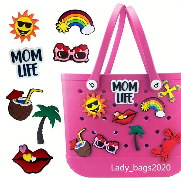 Donne Designer Eva Bag Borse Borse da spiaggia Luxury Summer Hole Tote Grande Shopping Basket Plastic Plastic Storage Lavable Beach Bis Borse Accessori