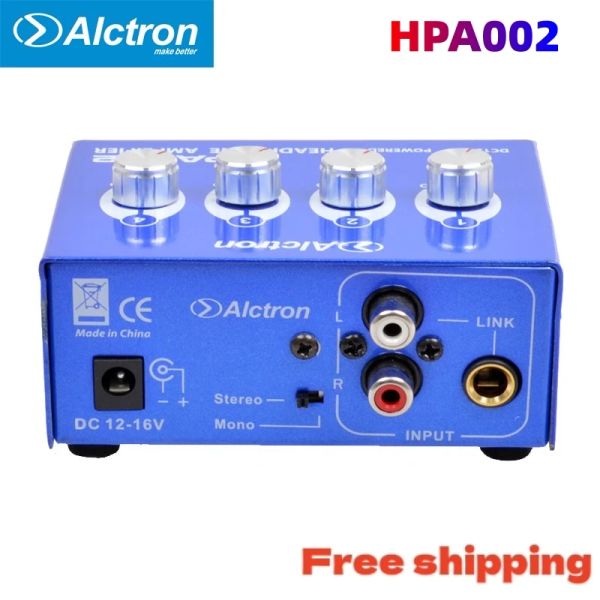 Усилитель Alctron HPA002 Mini Portable усилитель наушников 6,35 мм стерео выходные разъемы Big Power Высококачественный звук