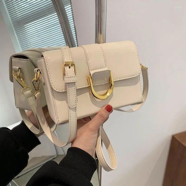 Umhängetaschen hochwertige europäische und amerikanische Damenbag 2024 NET ROT Korean Fashion Small Square Messenger