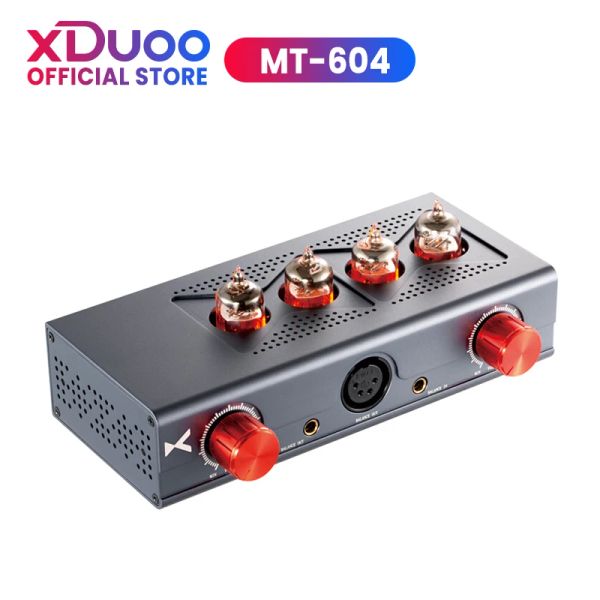 Amplificatore XDUOO MT604 AMPLIFICATORE CUFFICIO AMP AMP 6J1 PRE AMP XLR/4,4 mm Ingresso/Output bilanciato MT604