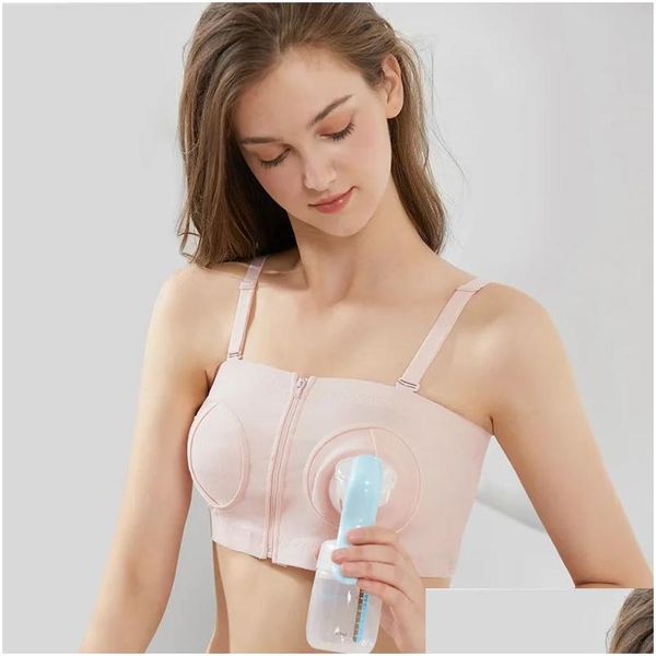 Abiti casual di base mani per pompa del mammario reggiseno reggiseno per pum per donne per donne che allattano per la consegna di caduta di consegna femminile ot5rf