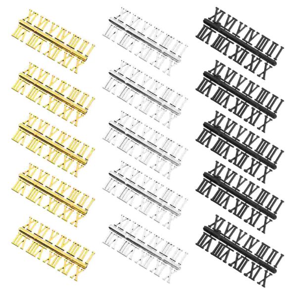 Orologi 15 imposta Roma Roman Roman Olock Accessori Sostituzione Orologi digitali Numeri della parete della scheda Parti in plastica