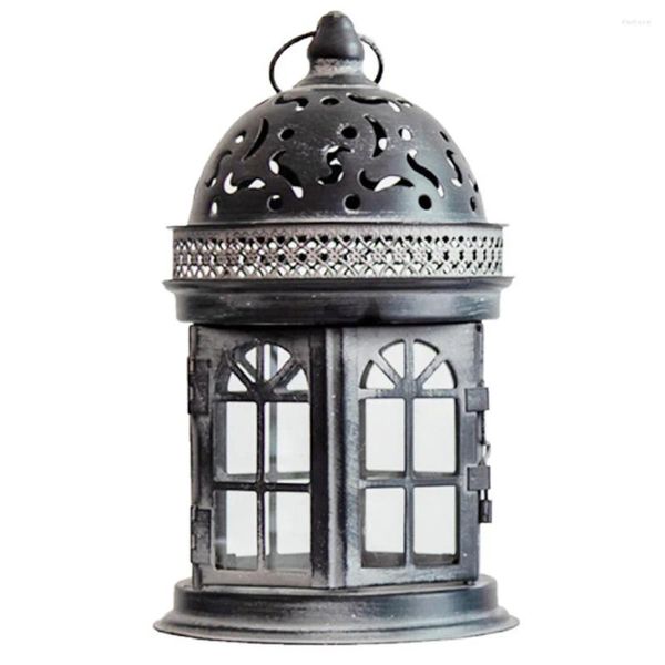 Kerzenhalter Hausveranstaltungen Party Indoor Outdoor Metal Teelight Gartenhalter Vintage Style Wedding Decoration Bar Hanging Lantern Yard