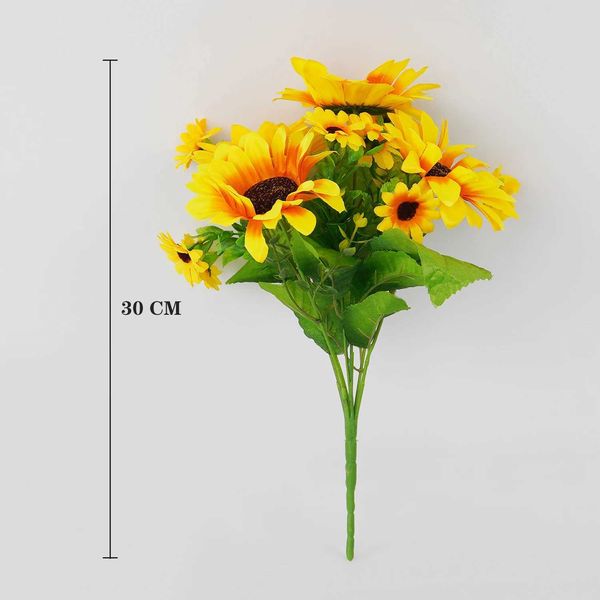 Декоративные цветы венки Artificia13 Headsl Sunflower Букет шелковый подсолнечный подсолнечный
