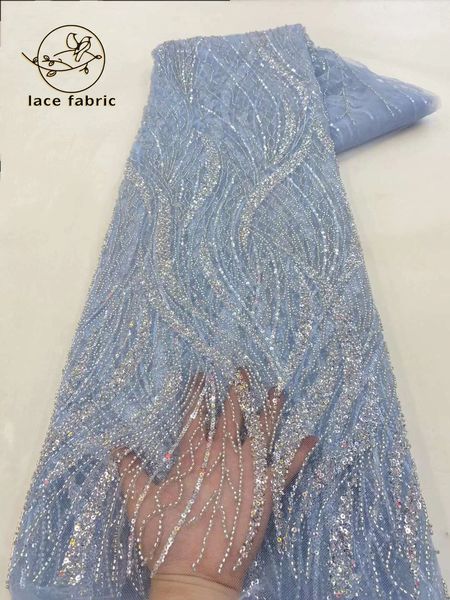 Высококачественная мода африканские блестки из вышивки из тюля