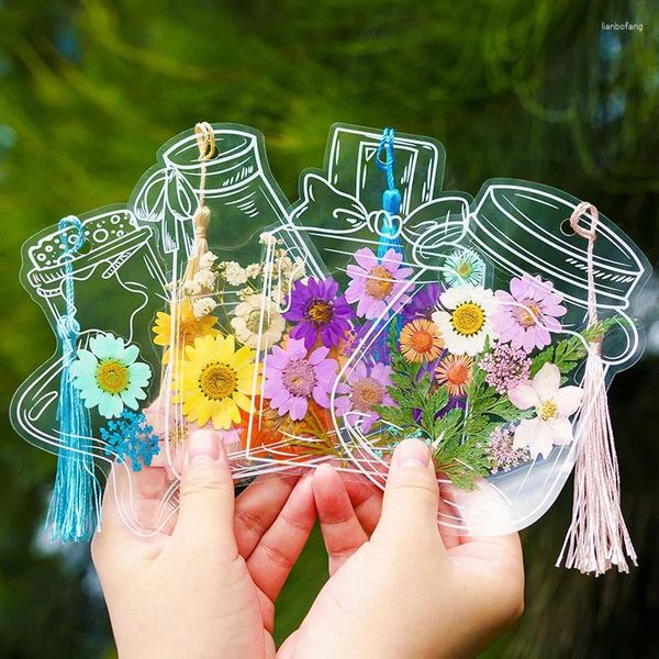 Şeffaf Şişe Sticker DIY kuru çiçek yer imi Öğrenci Yaratıcı Fabrikası Kabartma Çocukların El Yapımı Örnek Yapımı Film
