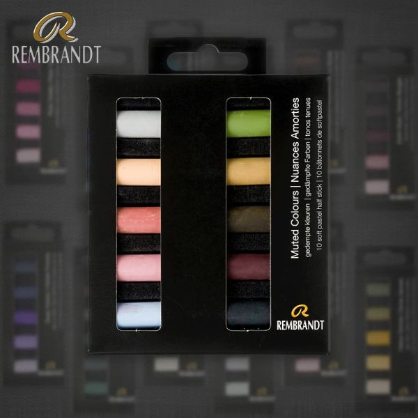 Organizador Holanda Rembrandt Master Pastel macio 5/10 CORES MENO LIMPENCIDO COLOR PROFESSIO