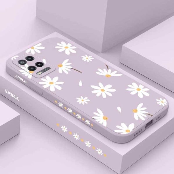 Casos de telefone celular Daisies Phone Case para Oppo A54 A74 A31 A33 A53 A72 A83 A92 A7 A5S A3S A12 A15 A15S A16 A9 A5 F9 F19 Pro 4G 5G Capa 5G